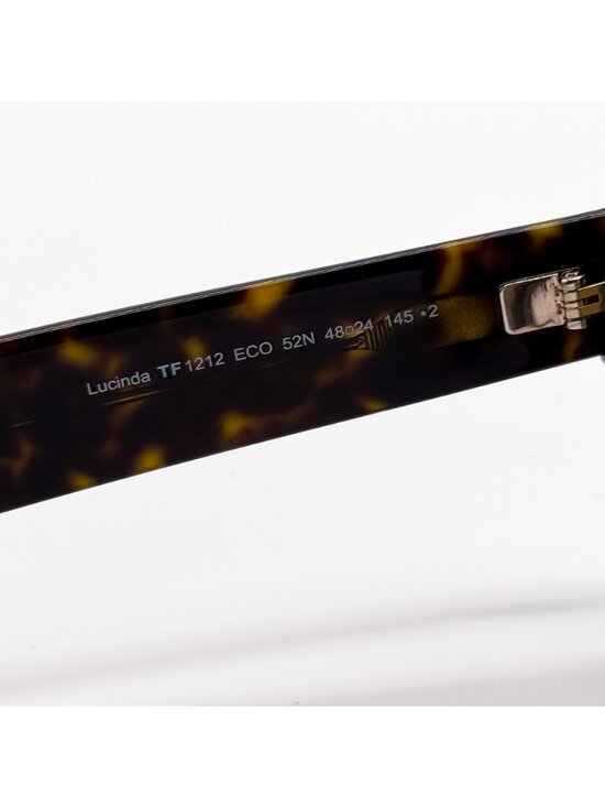 NEW TOM FORD LUCINDA SUNGLASSES TF1212 52N ROUND HAVANA UNISEX EYEWEAR FT1212 main image 9